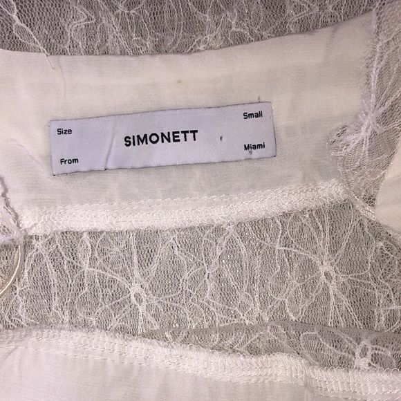 SIMONETT lace maxi dress size S - Picture 6 of 10